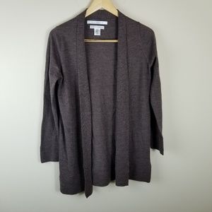 Max Studio | 100% Merino Wool Open Front Cardigan